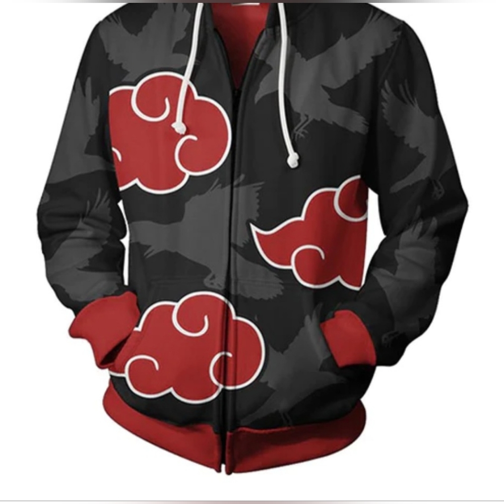 Super Dope Naruto Akatsuki Hoodie LARGE☀️NEW☀️